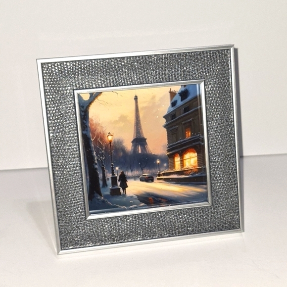 Paris Eiffel Tower Fantasy Watercolor‎ Oil Painting Framed Art Print - Picture 9 of 9